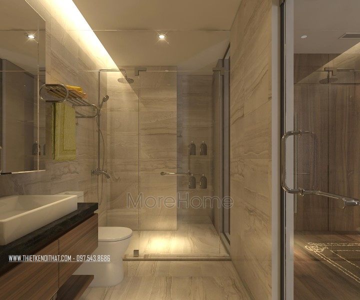 Thiết kế nội thất phòng tắm chung cư Imperia Garden 203 Nguyễn Huy Tưởng Thanh Xuân Hà Nội